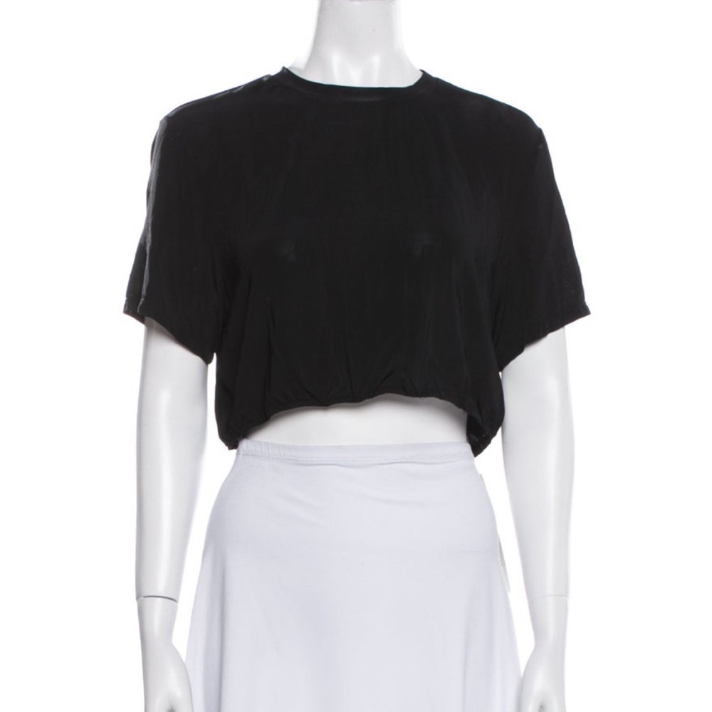 Kith Black Cropped Soft Tee